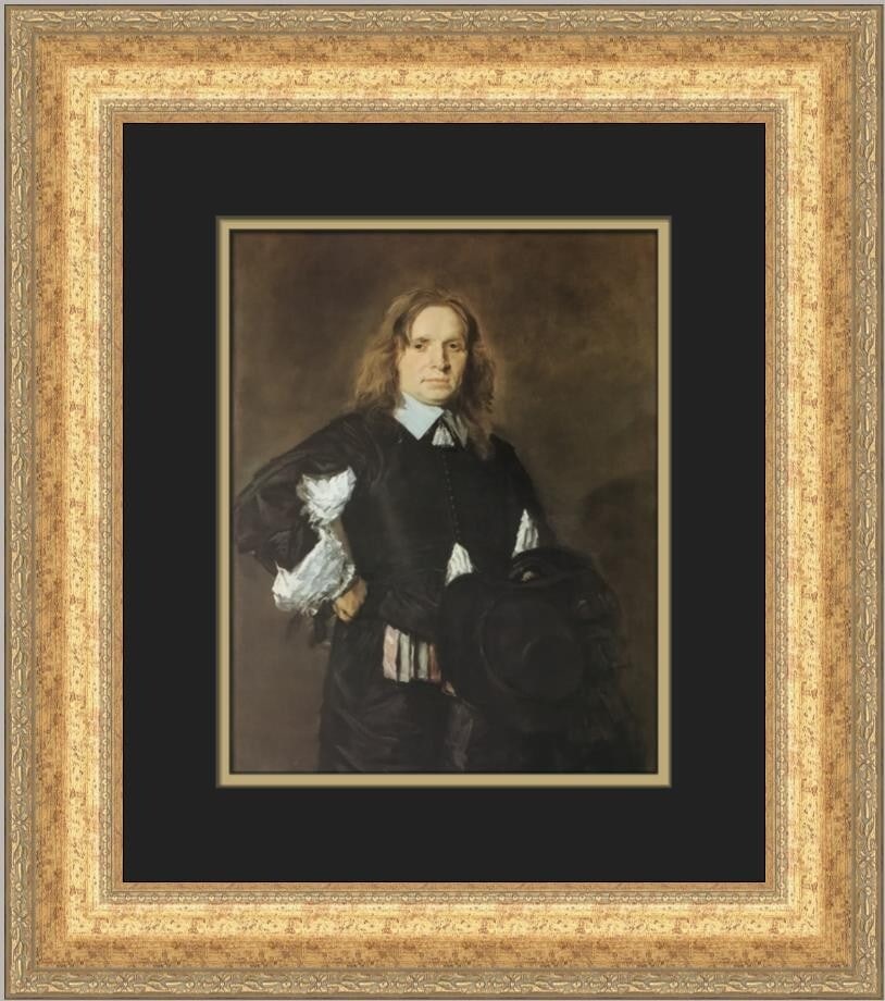 Frans Hals Portrait of a Man Custom Framed Art Print 19x17 (1 of 2)
