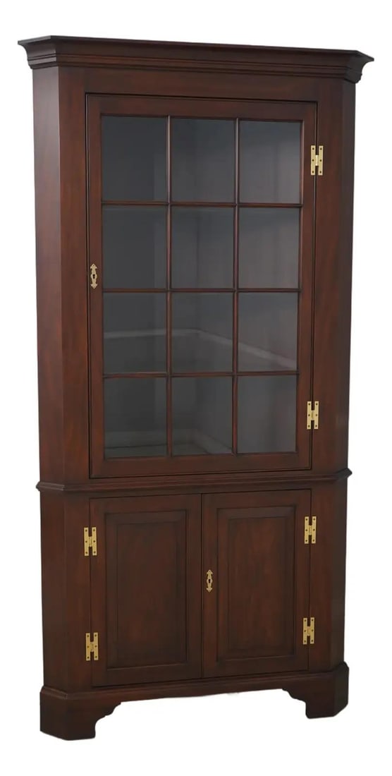 Henkel Harris Model 1114 HL Mahogany Tall Corner Cabinet (1 of 10)