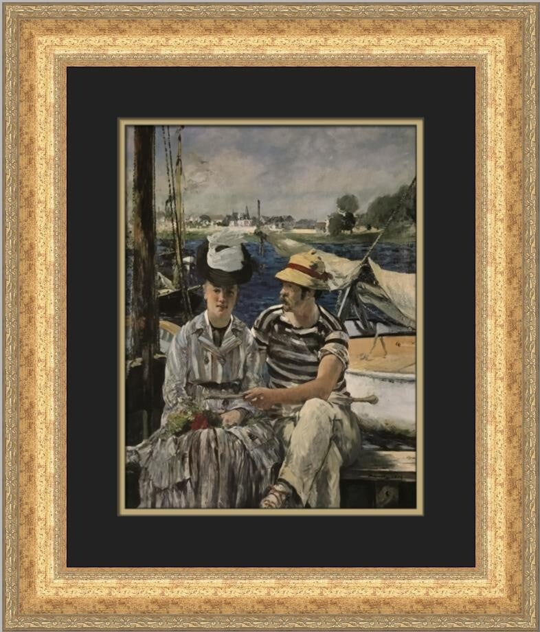 Edouard Manet Argenteuil Custom Framed Offset Lithograph Print (1 of 2)