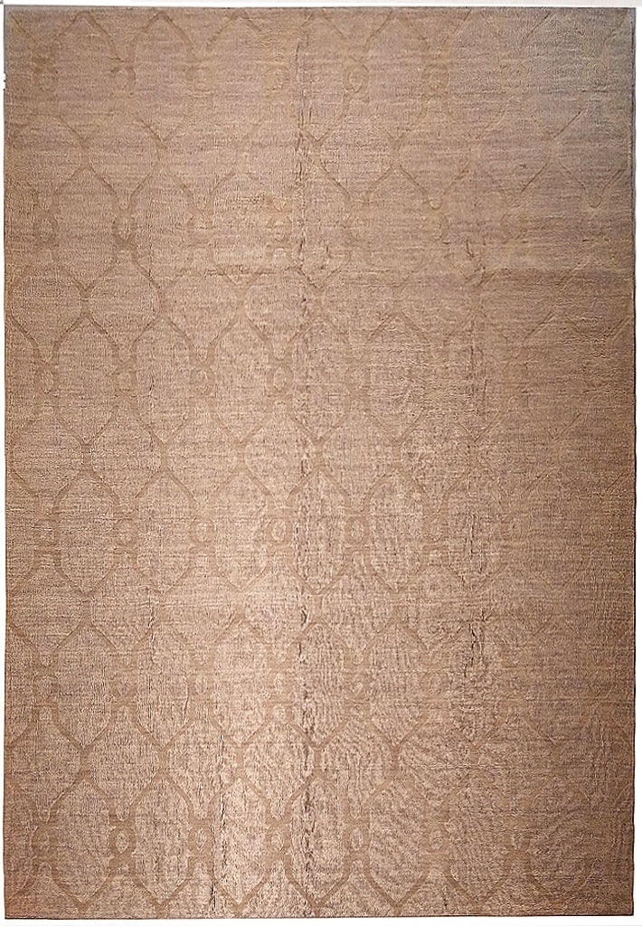 8' x 11' Khaki Contemporary Hand-Tufted Wool Area Rug (1 of 11)