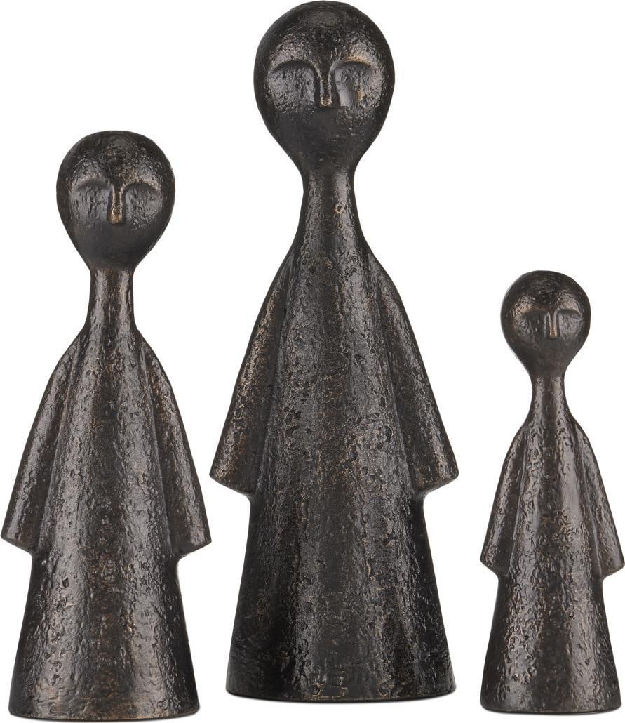 Ian Thornton Bronze Angelic Trio Decorative Figures Cast Aluminum (1 of 4)
