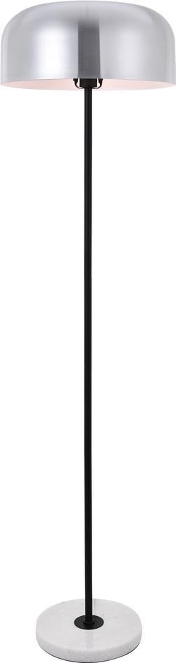 Elegant Lighting Brushed Nickel Floor Lamp Mid-Century Modern 63 Inches: Elegant Lighting Brushed Nickel Floor Lamp Mid-Century Modern 63 Inches Illuminate your space with this stylish brushed nickel floor lamp, featuring a modern mid-century design. Standing at 63 inches