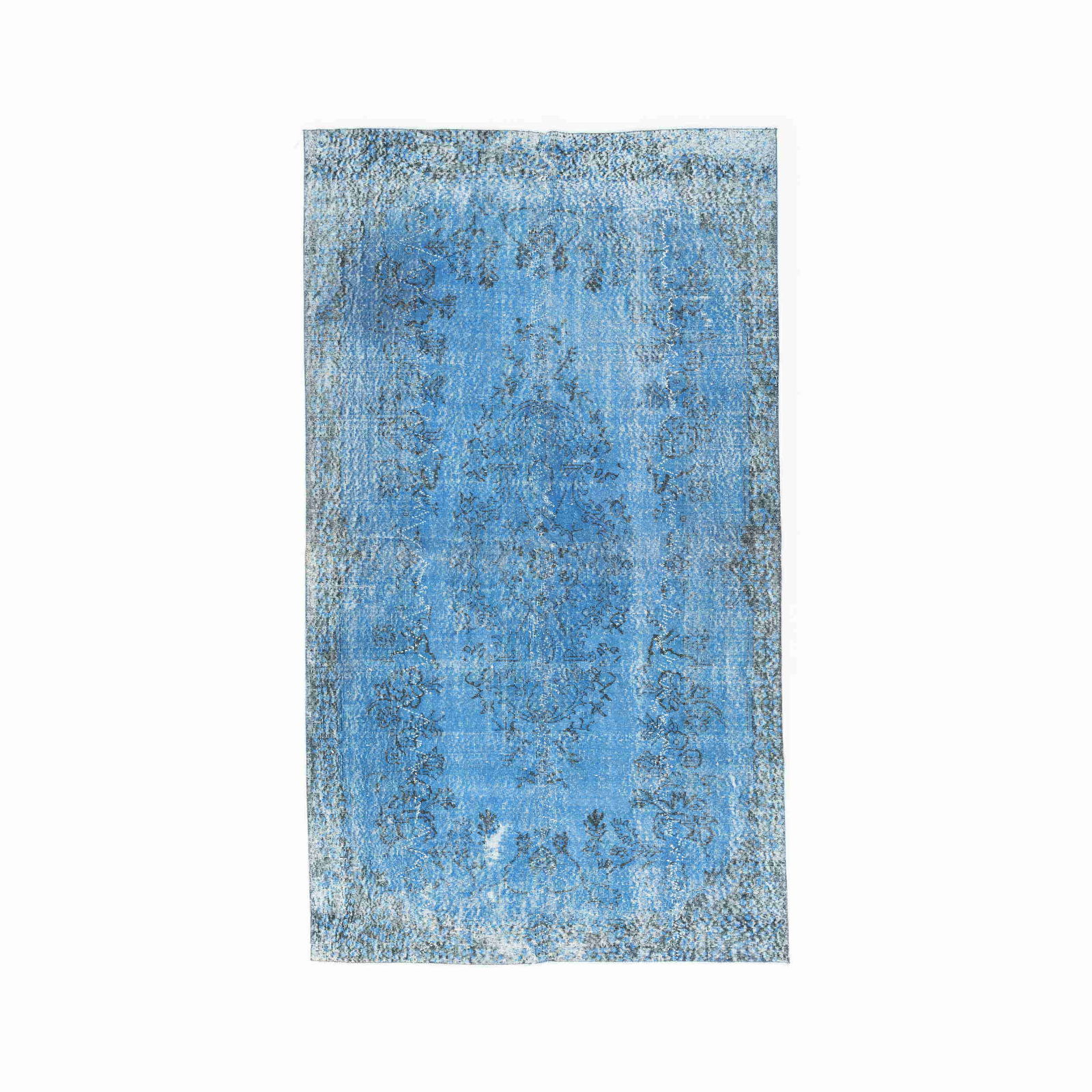 Authentic Handmade Vintage Wool on Cotton Carpet 66.9 x 118.5 (1 of 8)