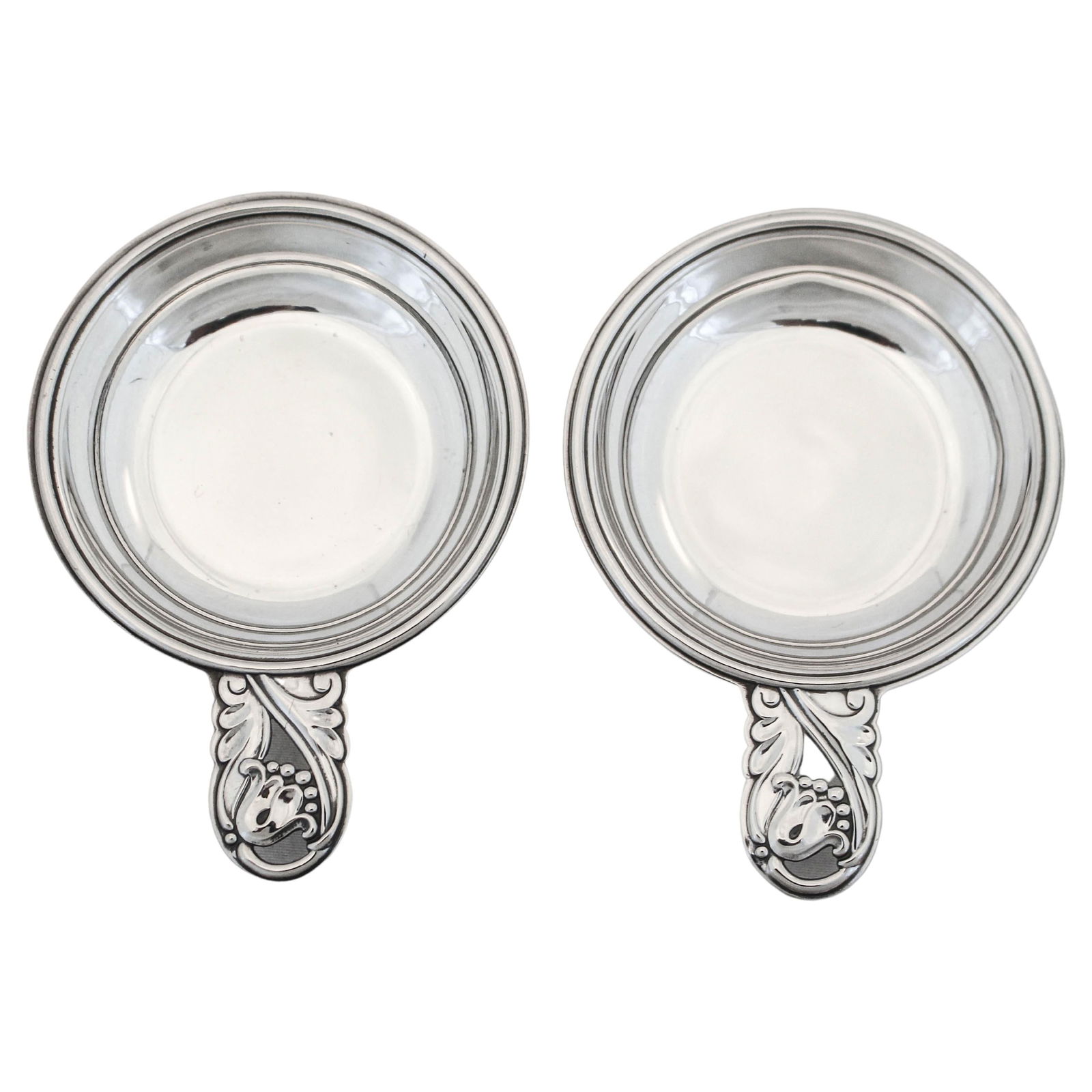 International Silver Spring Glory Sterling Silver Salt Cellars Set of 2 (1 of 5)
