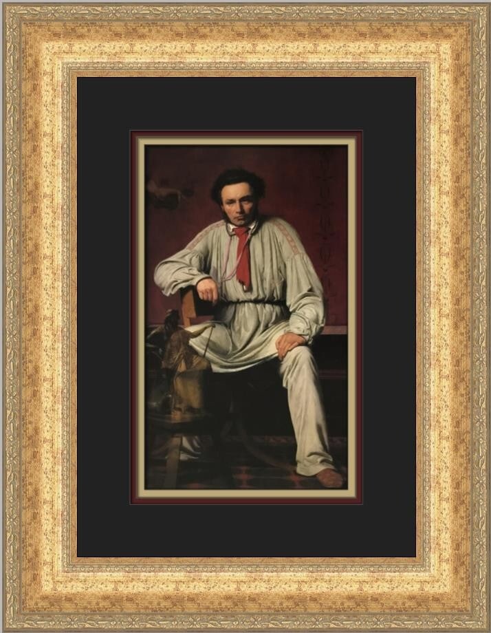 Christen Kobke The Sculptor Hermann Freund Custom Framed Print 18x15 Art (1 of 2)