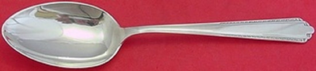8 Inch Sterling Serving Spoon Park Avenue Pattern by Manchester (1 of 1)