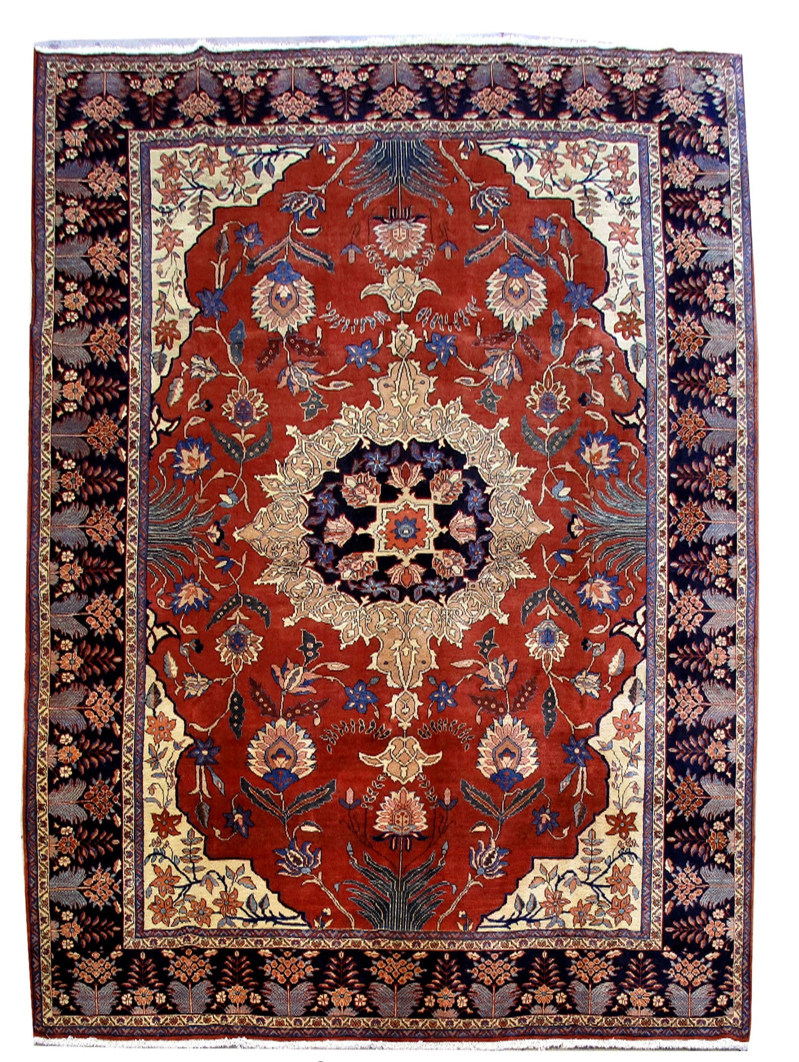 Handcrafted Persian Tabriz Khoy Bakhtiari Rug 9'3 x 12'8 Luxury Design (1 of 6)