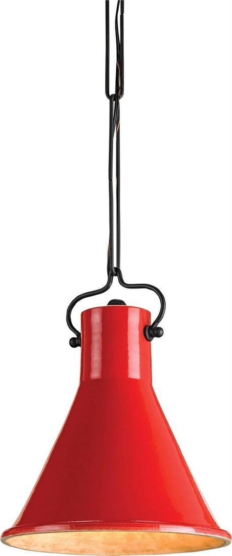 Currey Rooke Rustic Terracotta Pendant Light with Edison Socket (1 of 2)