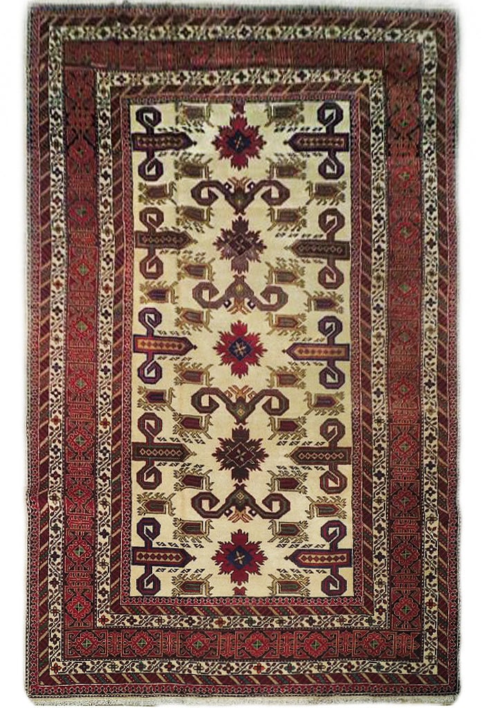 Handmade Wool Shirvan Rug 6 x 9.8 from Azerbaijan (1 of 7)