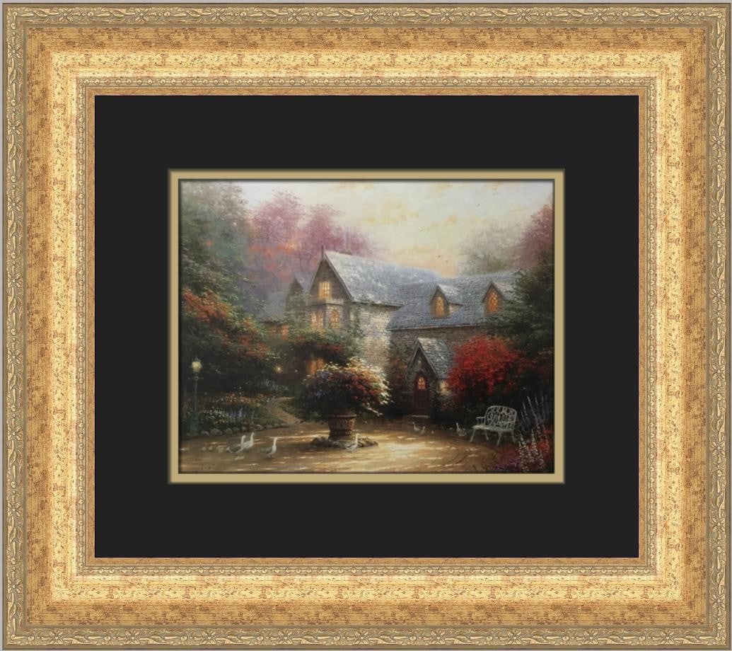 Thomas Kinkade Blessings of Spring Custom Framed Art Print (1 of 2)