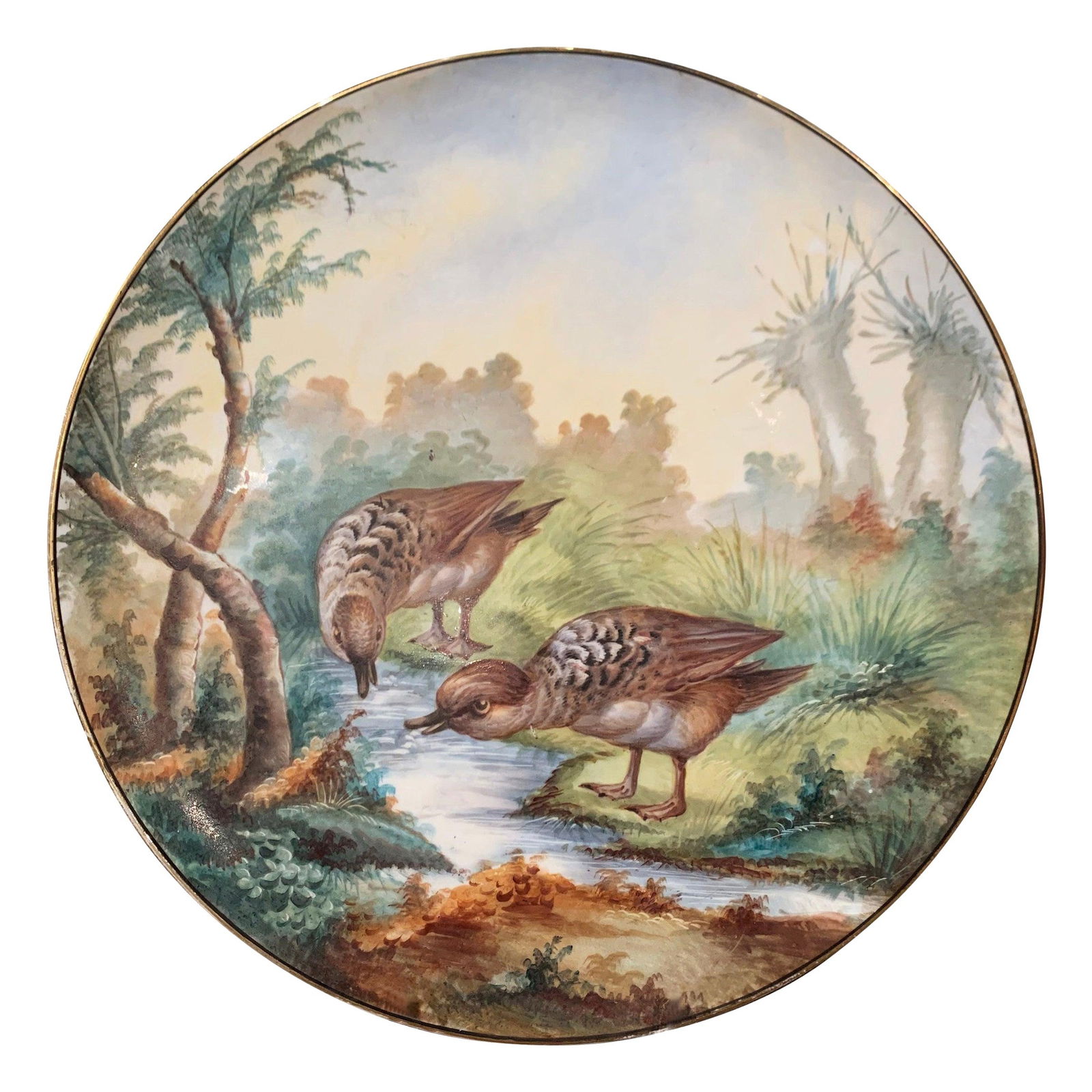 19th Century Limoges Hand-Painted Platter by J. Pouyat (1 of 9)