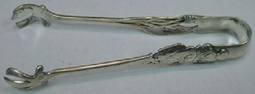 Gorham Nuremberg Sterling Silver Sugar Tong 5 Inch Large: Gorham Nuremberg Sterling Silver Sugar Tong 5 Inch Large This exquisite sugar tong is part of the Nuremberg pattern by Gorham, crafted from high-quality sterling silver. Measuring 5 inches in length,