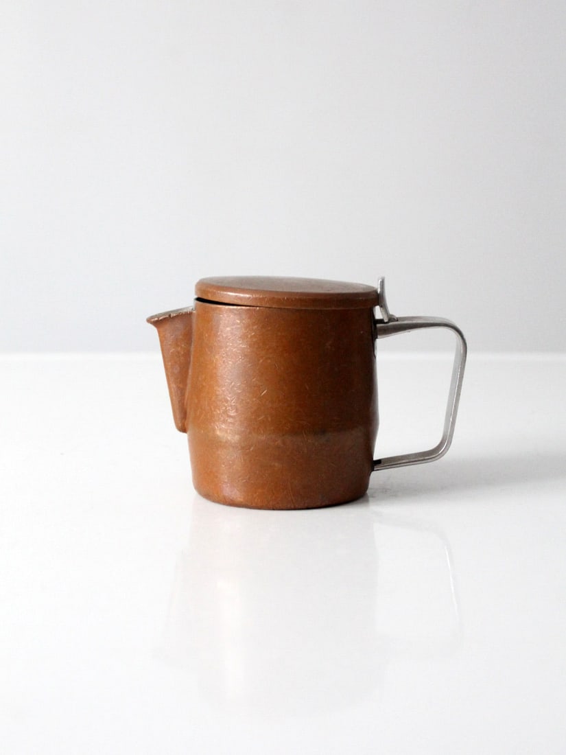 Vintage 1963 Sambonet Copper Creamer with Silver-Plated Handle (1 of 12)