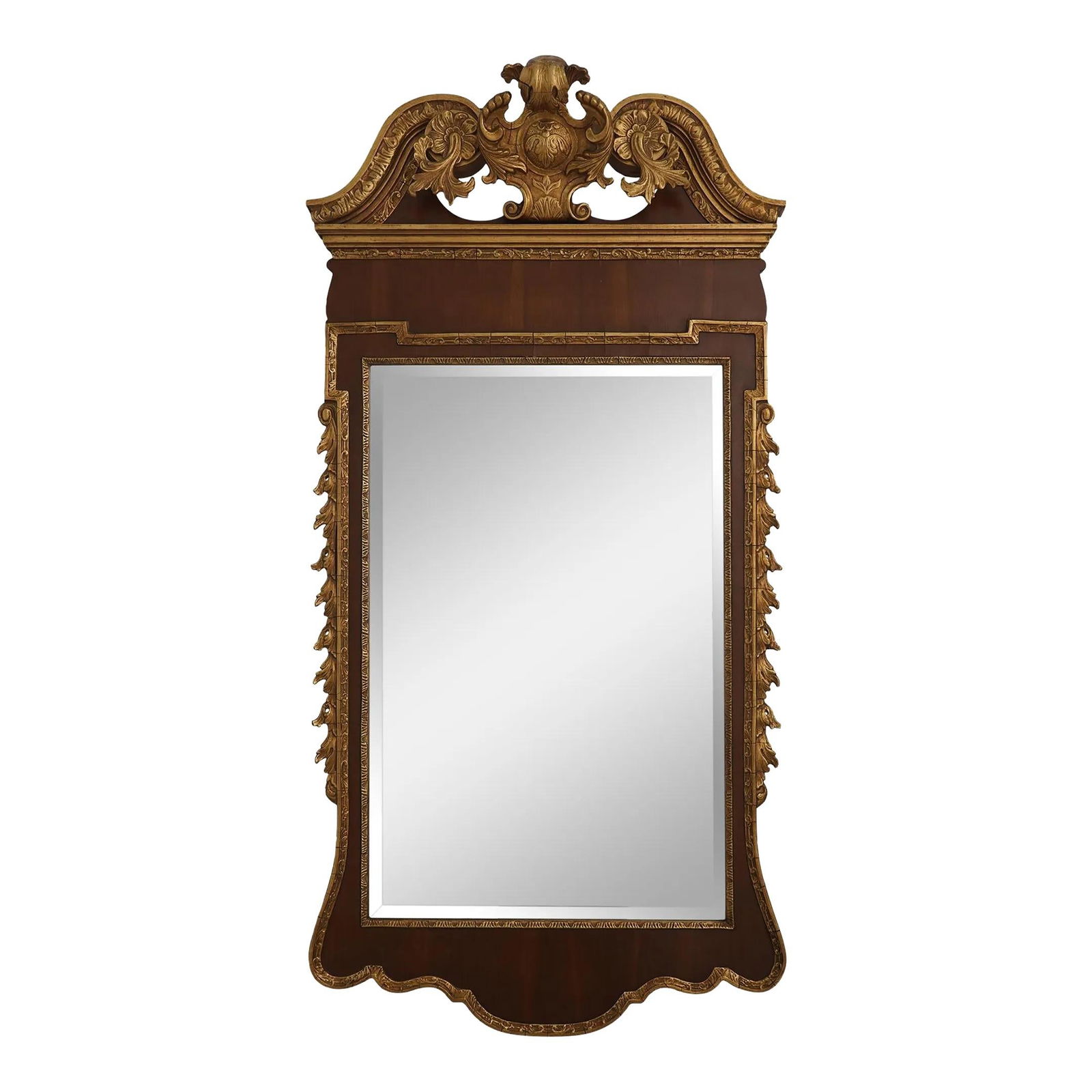 Friedman Brothers Chippendale Style Gold Gilt Mirror 28.5w x 57.5h (1 of 10)