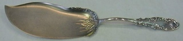 Frank Whiting Orleans Sterling Silver Fish Server 12in Gold Wash (1 of 1)