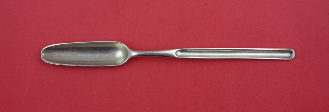 Georgian 1764 Sterling Silver Marrow Scoop by Thomas Wallis London 8 7/8" (1 of 2)