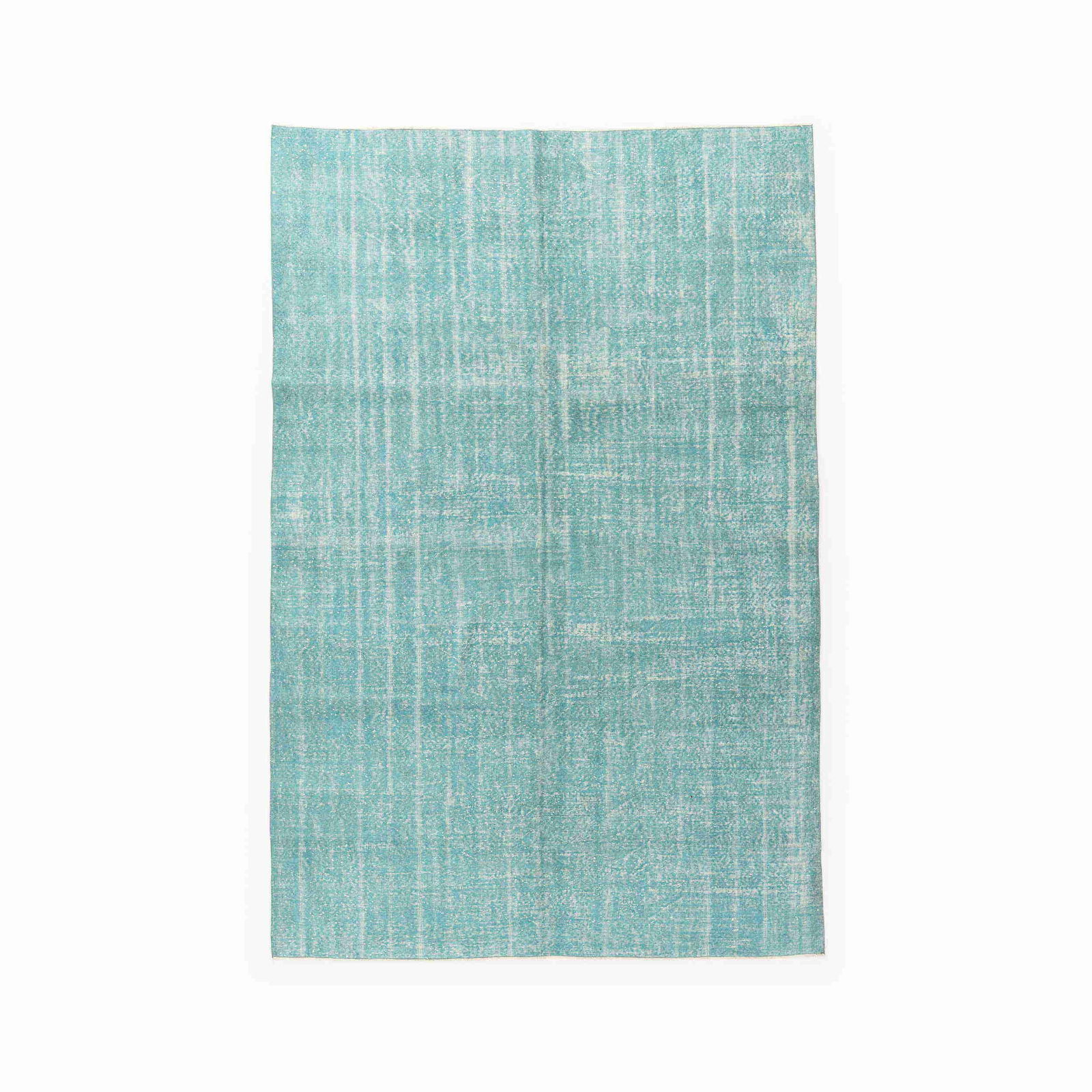 Vintage Handmade Wool on Cotton Carpet 82.7 x 122.8 Inches (1 of 8)