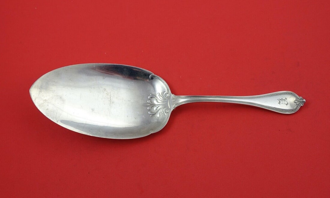 Towle Old Newbury Sterling Silver Pie Server 9 3/8" Monogrammed (1 of 2)