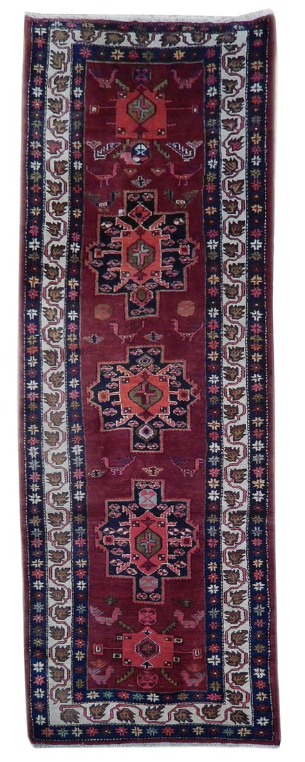 Persian Tribal Wide Runner 4.4 x 13 New Quality Rug: Persian Tribal Wide Runner 4.4 x 13 New Quality Rug Free continental US Shipping Enhance your space with this exquisite Persian tribal wide runner, measuring 4.4 x 13 feet. This rug features a