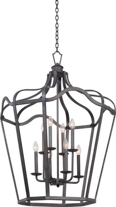 Kalco Livingston Collection Charcoal Lantern 8-Light Modern Classic (1 of 1)