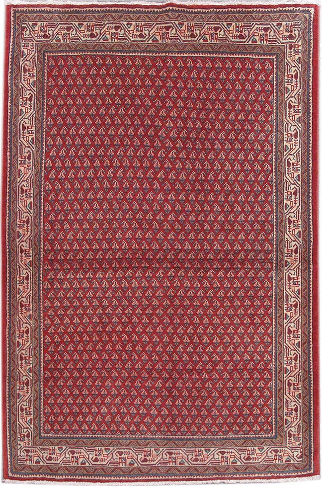 Persian Hamadan Saraband Mir Herati Rug 3.5 x 5.4 Iran (1 of 6)