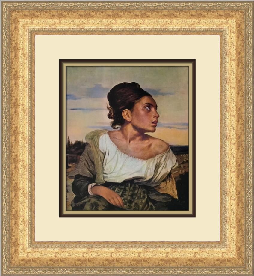 Eugene Delacroix Orphan Girl in the Graveyard Framed Print 18x17 (1 of 2)