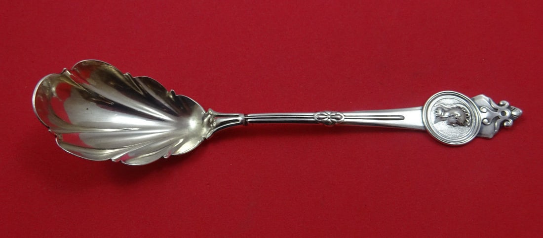 Gorham Medallion Sterling Silver 6 Inch Sugar Spoon Serving (1 of 2)