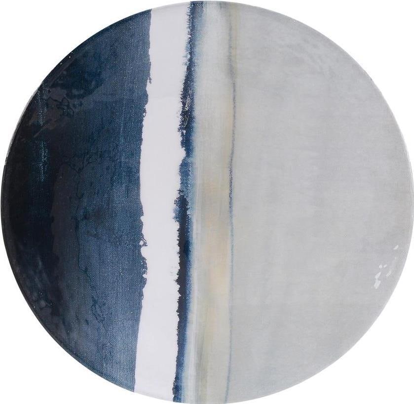 John-Richard Silver Leaf Charger by Carol Benson-Cobb 24 inches (1 of 1)