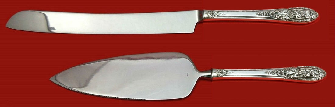 Crown Princess Sterling Silver Wedding Cake Set 2pc by International (1 of 1)