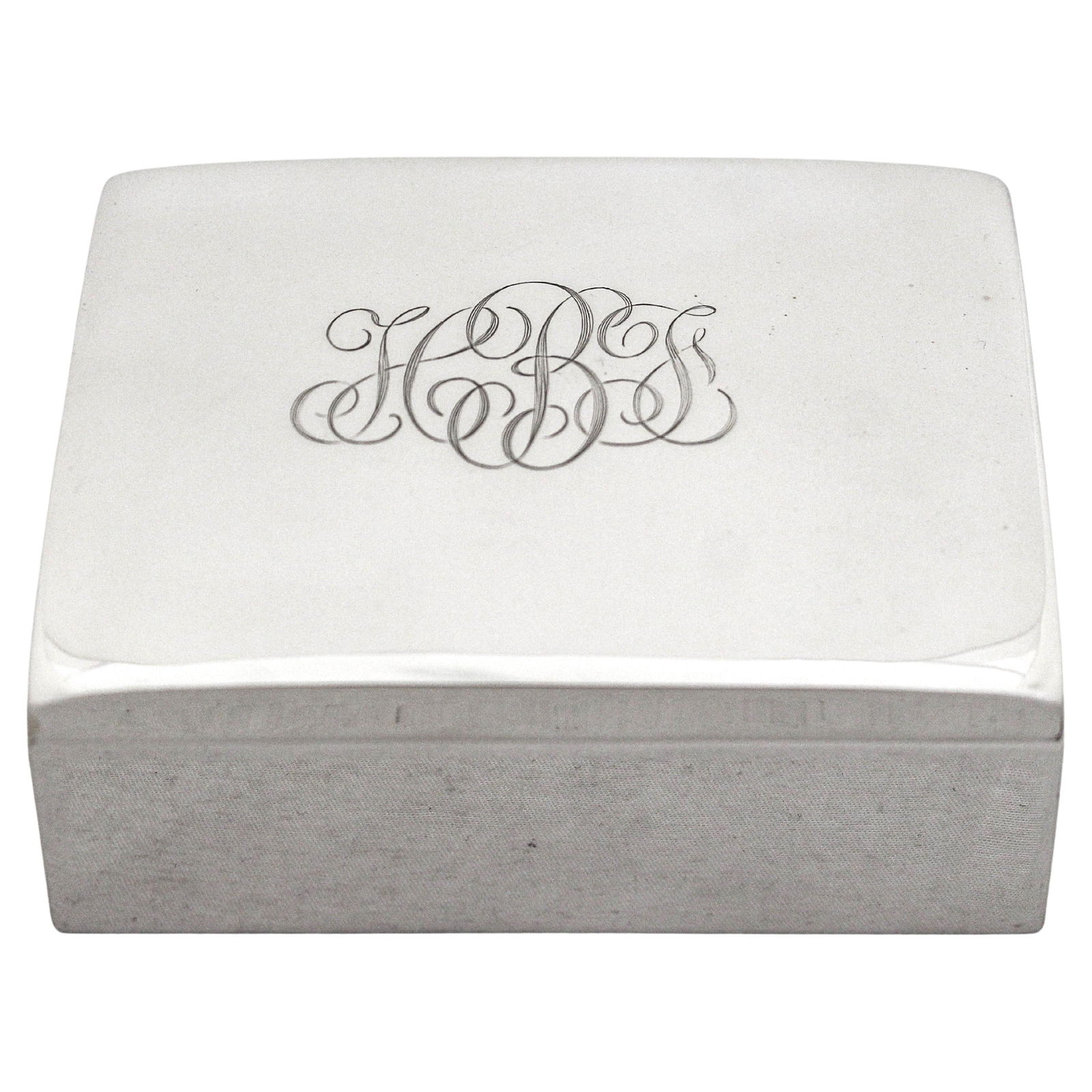 Smith & Smith Sterling Silver Men's Jewelry Box 1920s (1 of 6)