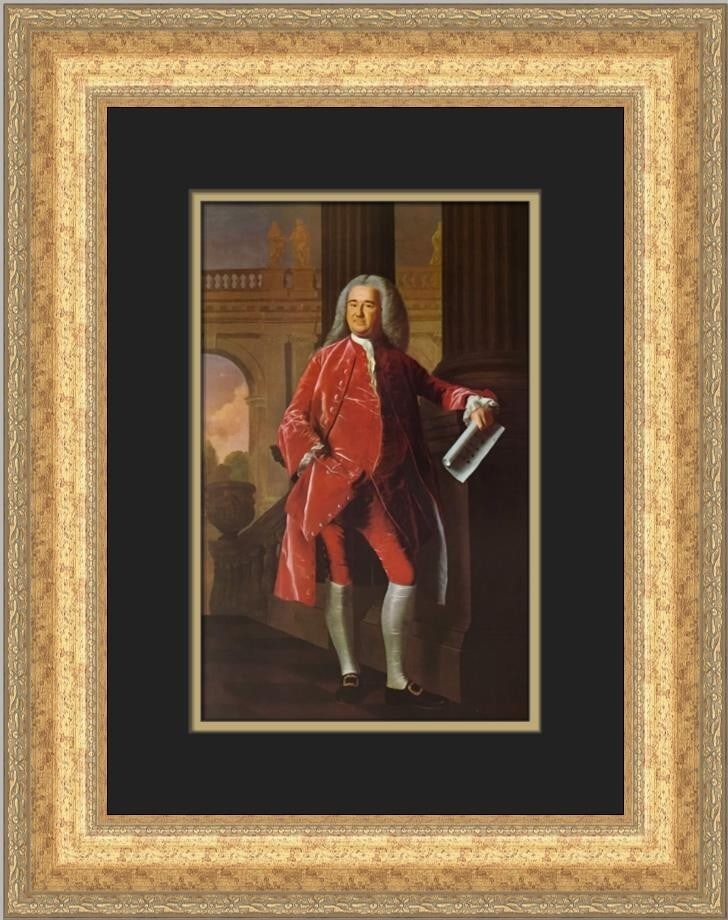 John S Copley Portrait of Nathaniel Sparhawk Custom Framed Art Print (1 of 2)