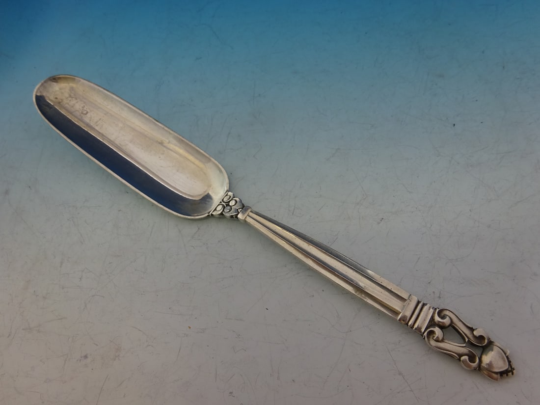 Georg Jensen Acorn Sterling Silver Jelly Knife 7 Inch Serving (1 of 4)