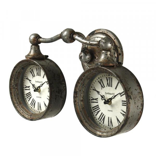 Zentique Victorian Style Iron Clock 9H 15W 6D New: Zentique Victorian Style Iron Clock 9H 15W 6D New This Victorian-Style Iron Clock by Zentique showcases a charming antique-inspired design, perfect for adding a touch of elegance to any space. With it