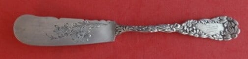 Wood & Hughes Daisy Sterling Silver Master Butter Knife 6.5 in (1 of 1)