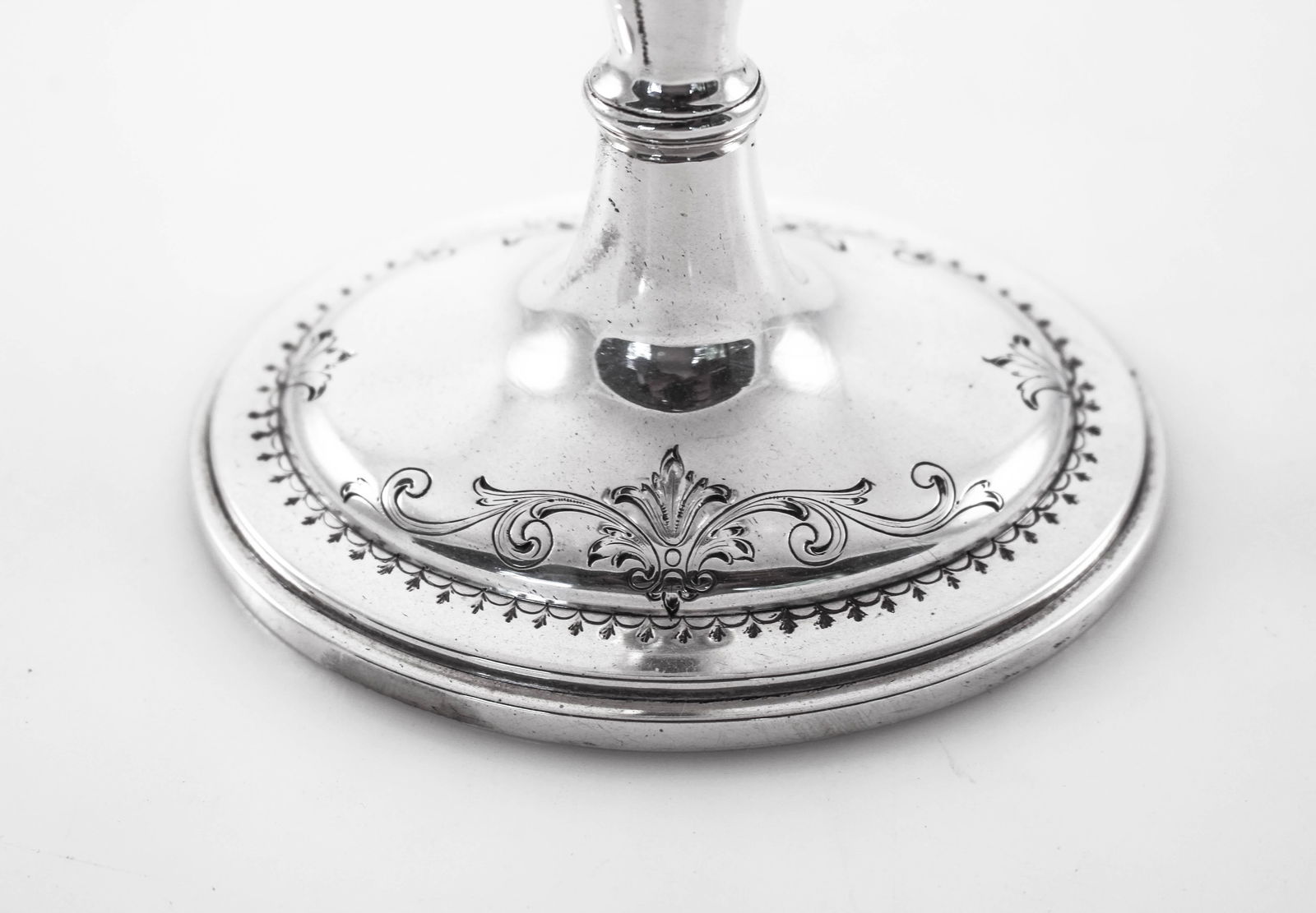 Gorham 1915 Sterling Silver Candlesticks Set of 2 - 5