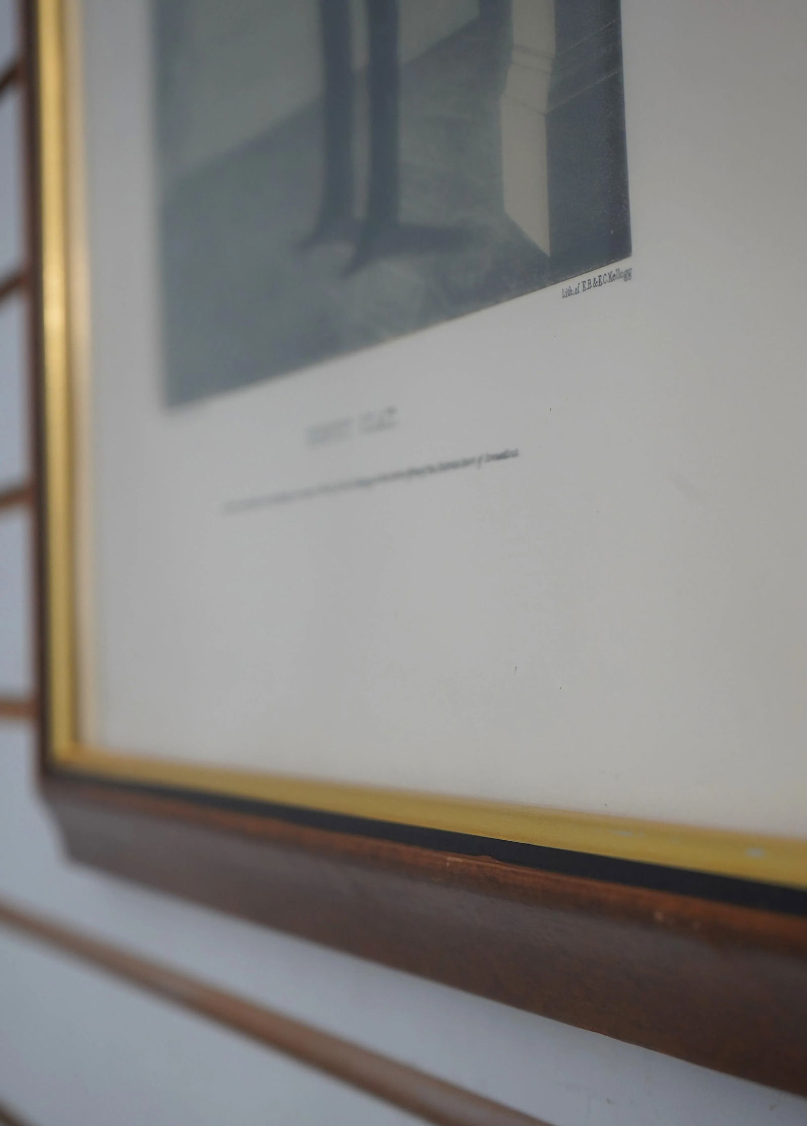 Framed Vintage Silhouettes of State Reps Claw and Calhoon 60 Years Old - 4