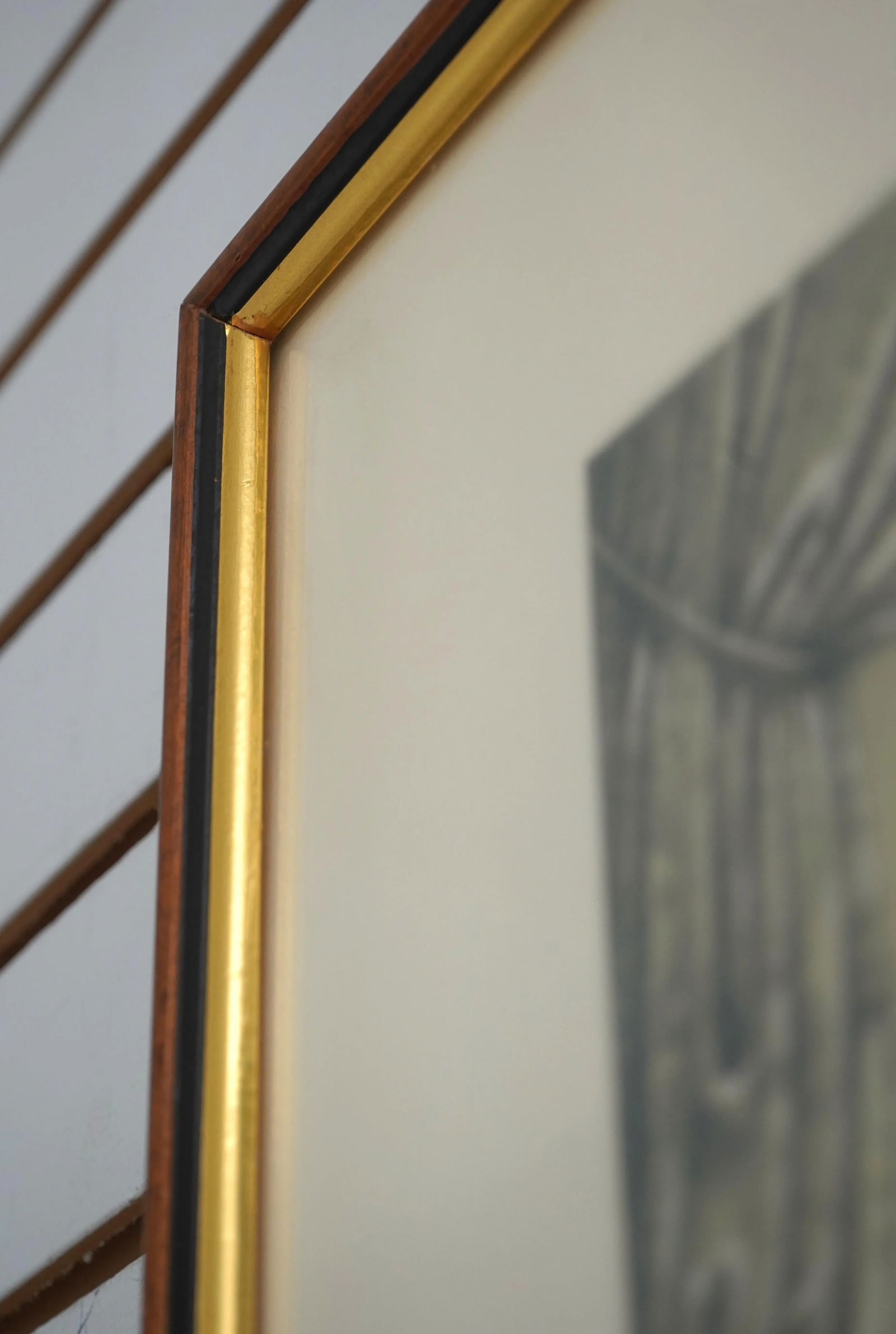 Framed Vintage Silhouettes of State Reps Claw and Calhoon 60 Years Old - 5