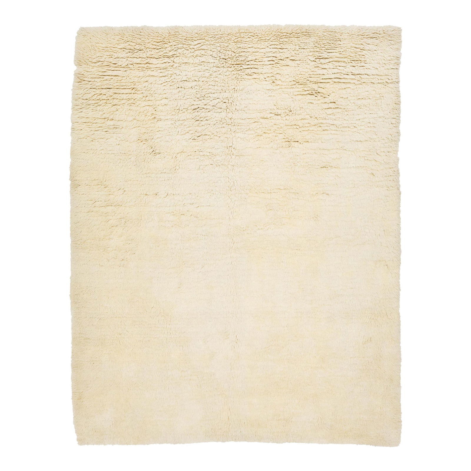 Handmade Beige Contemporary Moroccan Plush Wool Rug 8'1" x 10'2" (1 of 9)