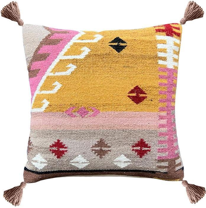 Bardina Multicolor Handwoven Cotton Pillow 20x20 (1 of 1)