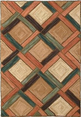 Handcrafted Americana Multi-Color Hooked Rug 2x8 Vintage Style (1 of 1)