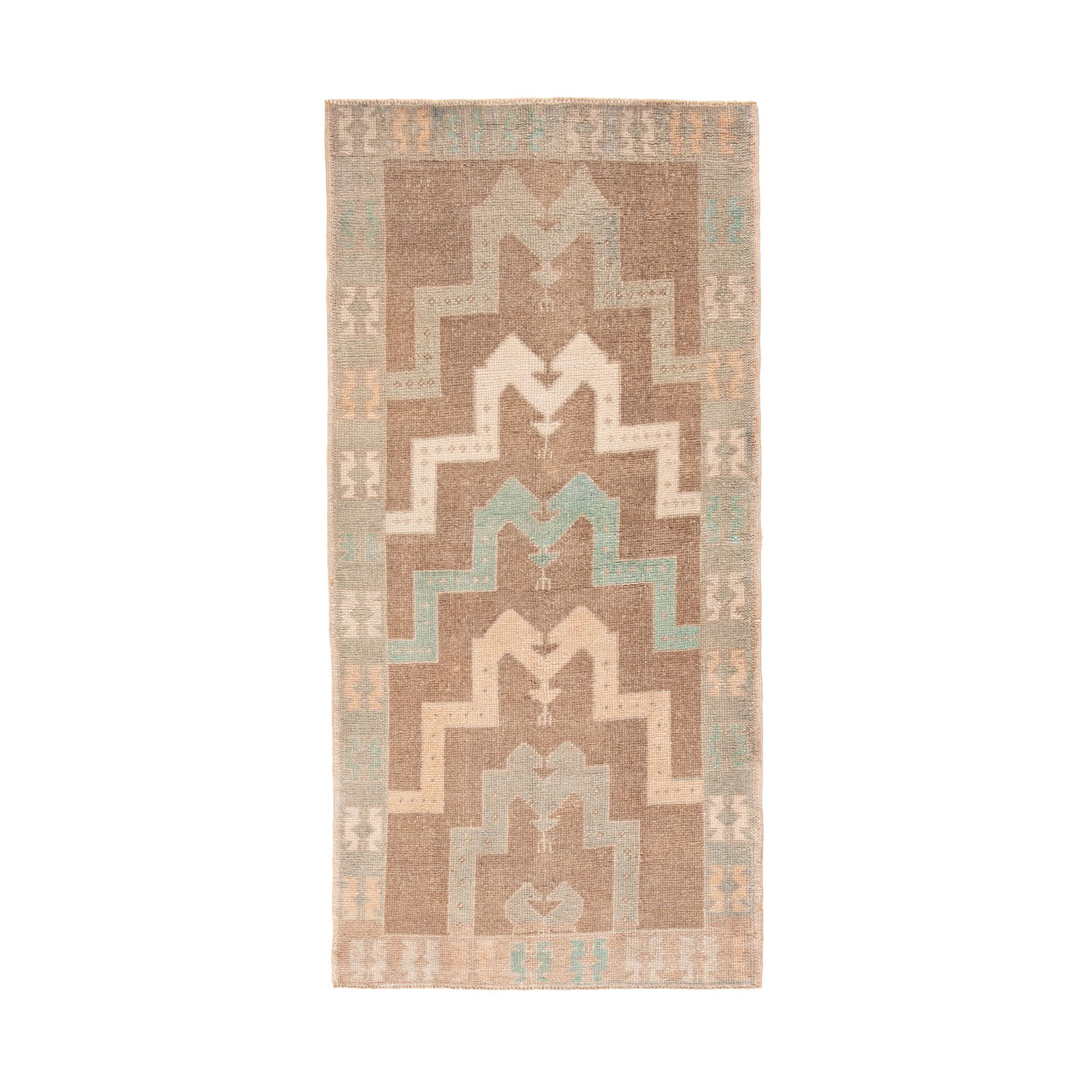 Authentic Handmade Anatolia Wool Carpet 36.6 x 73.2 Inches (1 of 8)