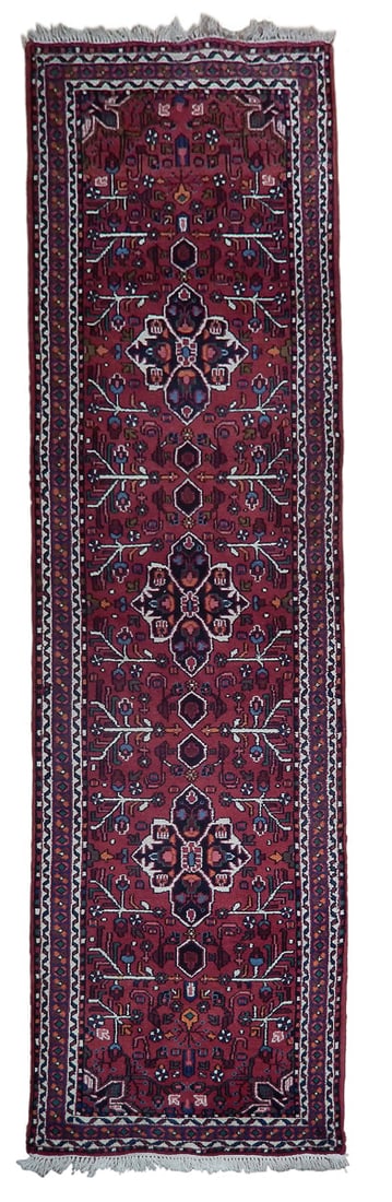 Handmade 11' Persian Runner Wool Rug (1 of 6)