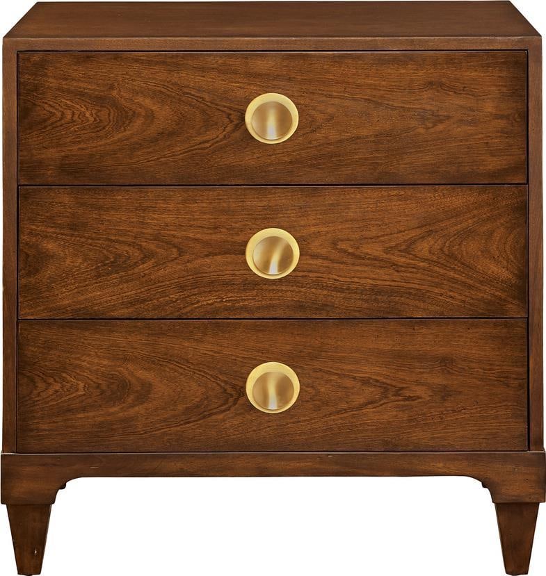 Port Eliot Mahogany Chest 20th Century French Style Brass Hardware (1 of 1)