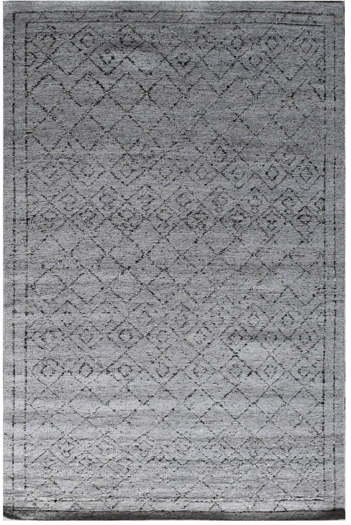Stylish 6 x 8.11 Modern Handmade Gray Rug (1 of 6)