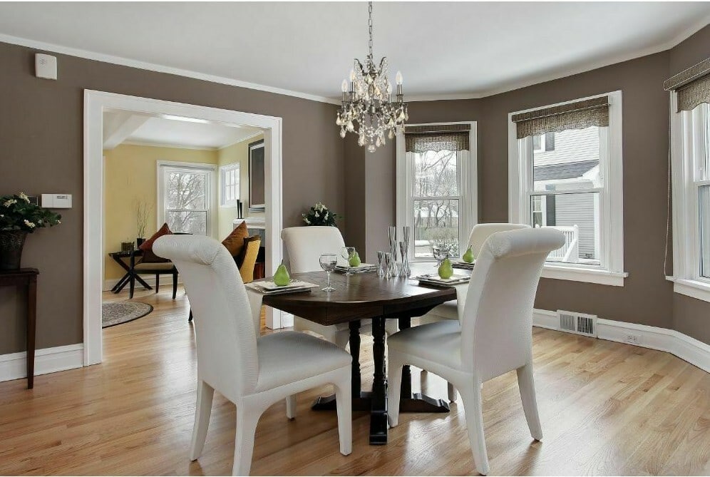 Rosalia 4-Light Pewter Chandelier with Golden Teak Crystals 17 Inch (1 of 8)