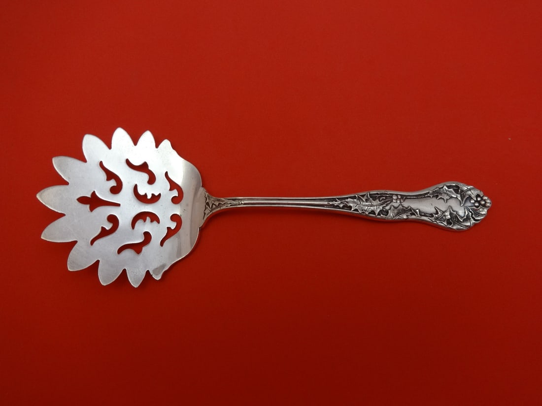 Holly Pattern Silverplate Tomato Server by EHH Smith 7 3/8 inch (1 of 2)