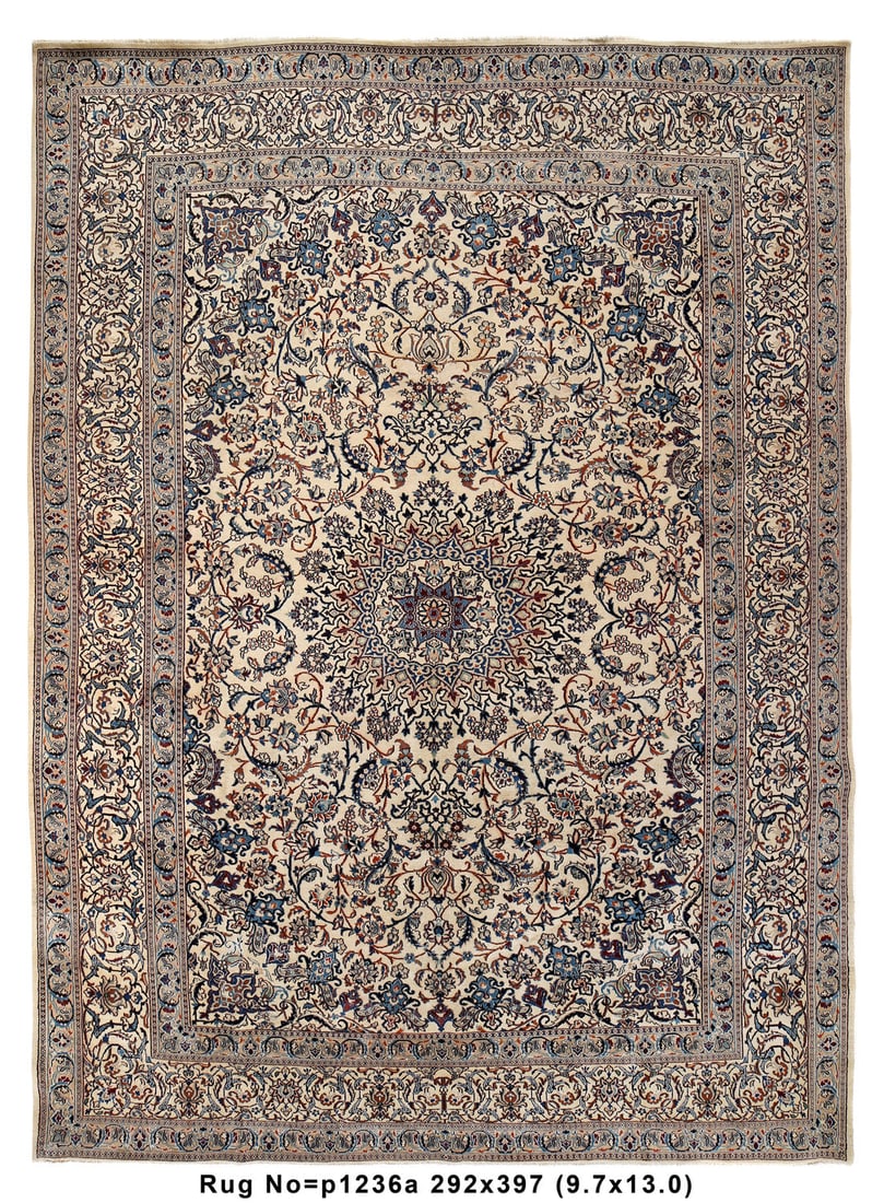 Exquisite 9.7 x 13 Persian Nain Rug Premium Quality (1 of 8)
