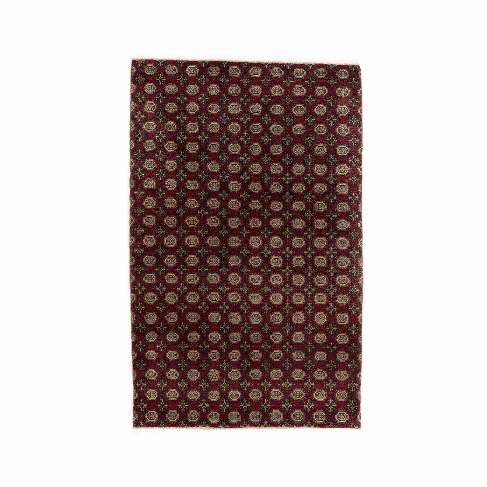 Authentic Handmade Kayseri Carpet Wool on Cotton 59.4 x 92.9: Authentic Handmade Kayseri Carpet Wool on Cotton 59.4 x 92.9 Experience the elegance of the Authentic Handmade Kayseri Carpet, meticulously crafted from wool on cotton. This stunning piece showcases