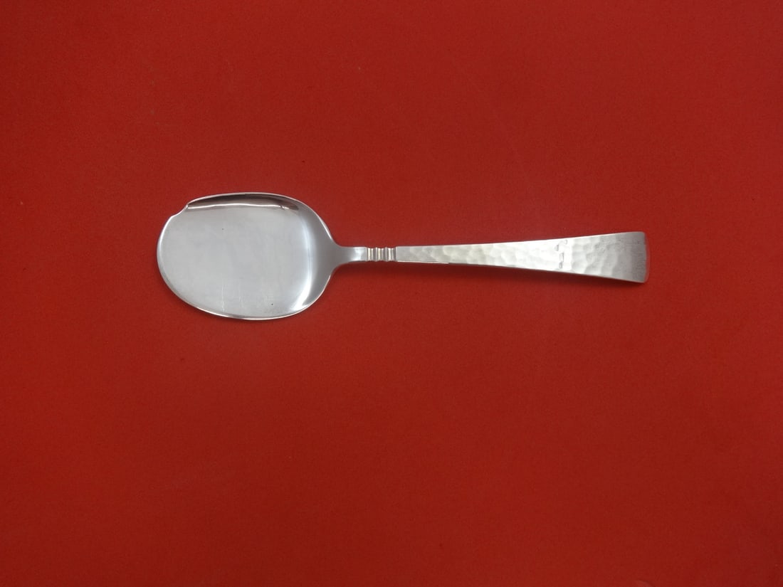 Capri Sterling Silver Tomato Server by Porter Blanchard Hand Hammered 7 5/8": Capri Sterling Silver Tomato Server by Porter Blanchard Hand Hammered 7 5/8" Introducing the Capri by Porter Blanchard Sterling Silver Tomato Server, a beautifully hand-hammered serving piece measurin