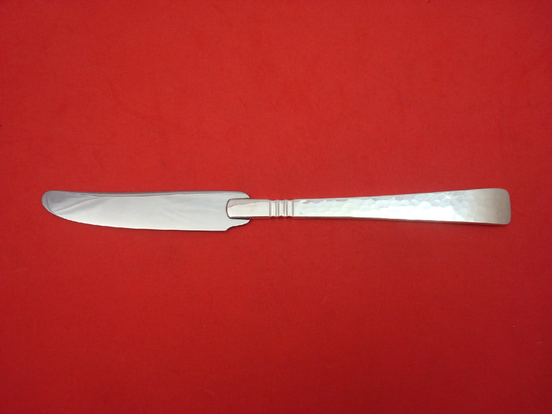 Porter Blanchard Capri Sterling Silver Dinner Knife 9 1/4" Hand Hammered: Porter Blanchard Capri Sterling Silver Dinner Knife 9 1/4" Hand Hammered This exquisite dinner knife from the Capri pattern by Porter Blanchard is crafted from high-quality sterling silver. The knife